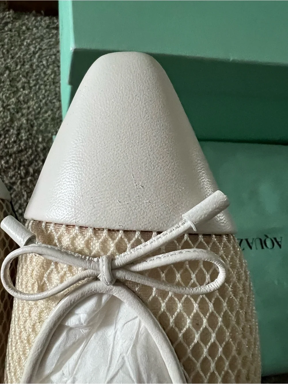 Aquazzura Gioia Mesh Flats - Picture 13 of 16